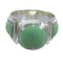 Genuine Sterling Silver Turquoise Ring Size 7-1/2 RX81056